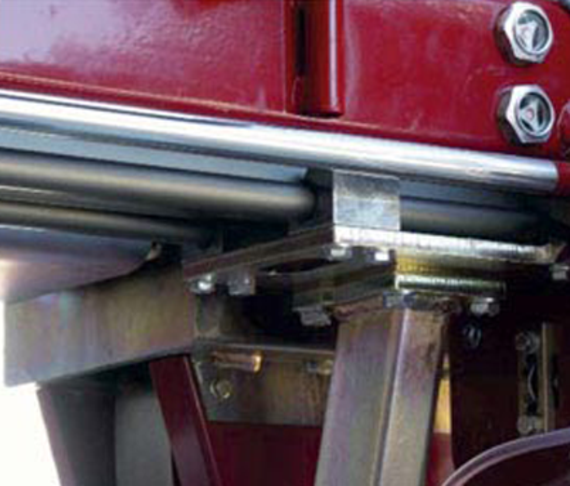 ドライリン リニアガイドを使用した移動式製材機